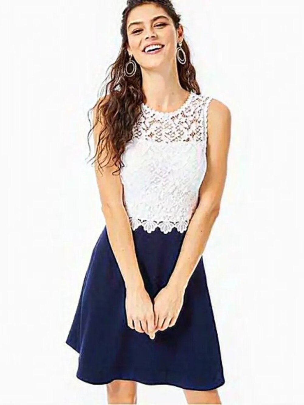 Lilly Pulitzer Carolyn Dress NWT Size 4 True Navy